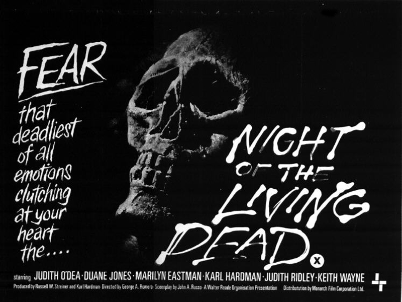 'La notte dei morti viventi' è il capostipite dei film sugli zombi