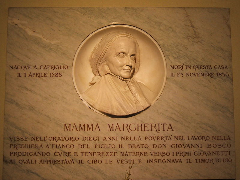 Mamma Margherita è sepolta a Torino, nella basilica di Maria Ausiliatrice